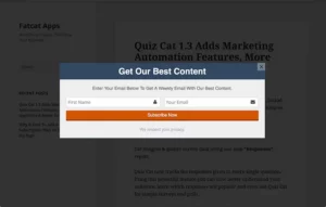 grow your email list