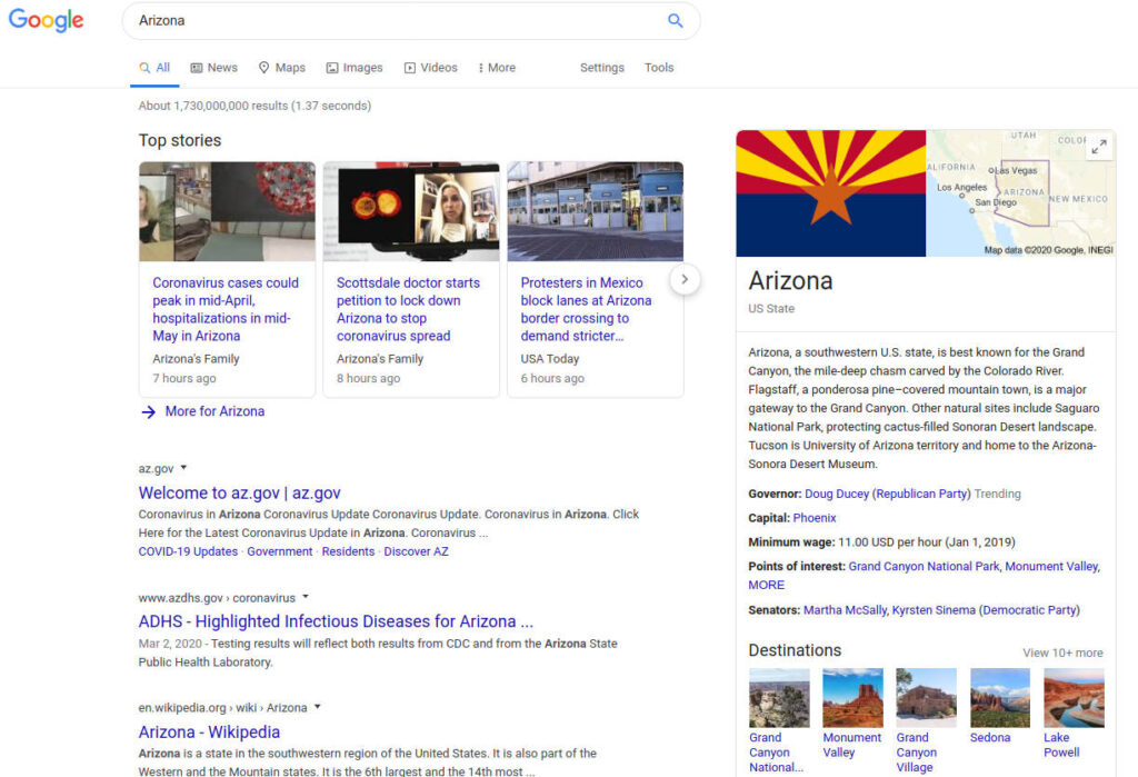 Arizona SEO Core Web VItals