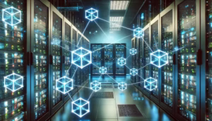 blockchain technology on a server
