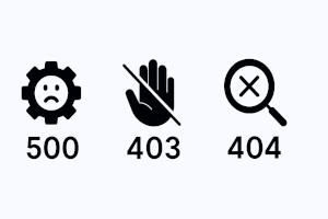 500 / 403 / 404 Errors
