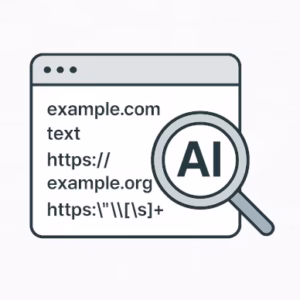 Analyze text or URLs for AI-generated patterns, view results, and copy insights instantly.