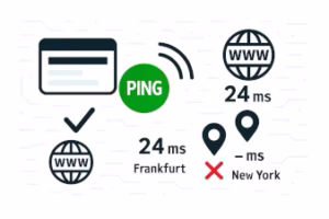 Test website uptime and response times instantly with our free ping tool. Run global ping checks, measure latency, packet loss, and server speed, and export results in seconds.