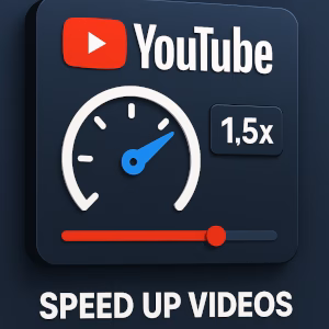 Speed-up YouTube videos