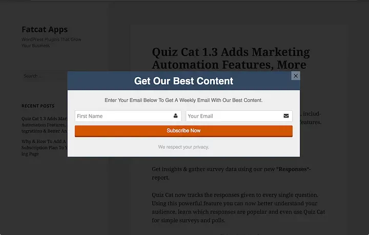 grow your email list