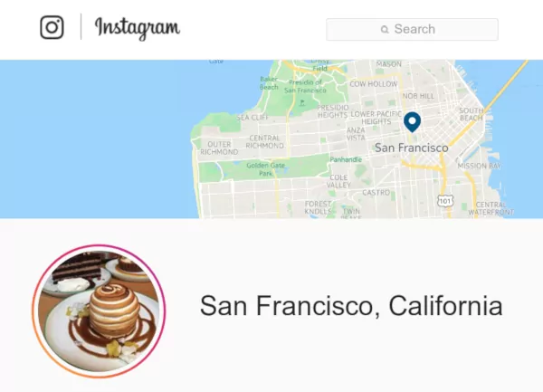 instagram location