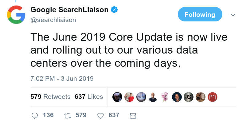 June 2019 Google Core Update